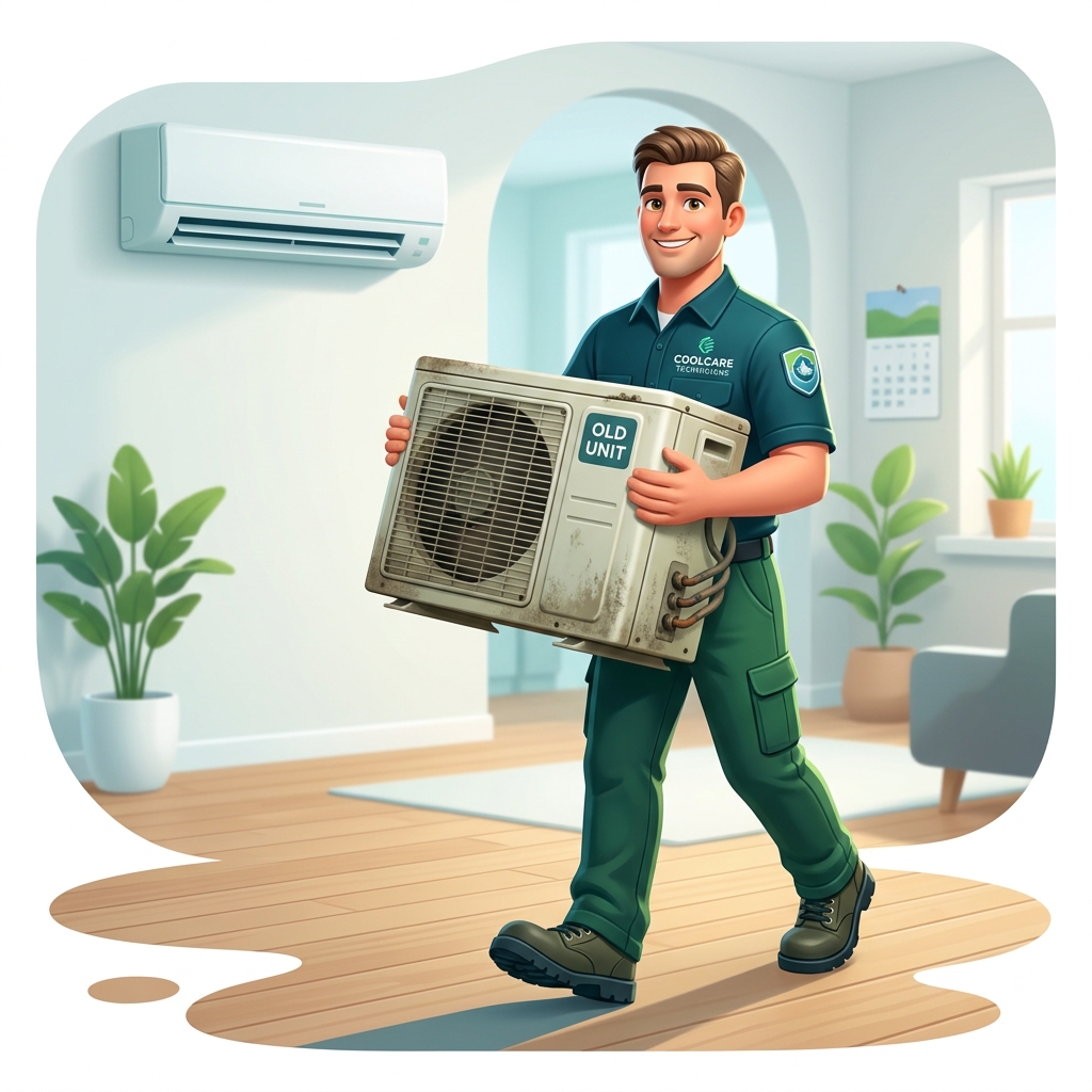 Nexcuit Technician Collecting AC
