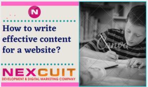 How to write effective content for a website?