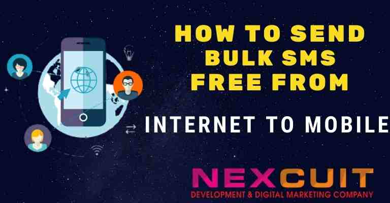 How to send bulk sms free from internet to mobile