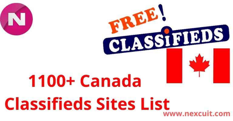 Canada Classifieds sites list