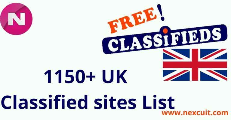 Free Classified Ads Sites List Uk