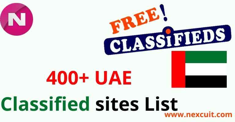 Free Classified Ads Sites List in  UAE